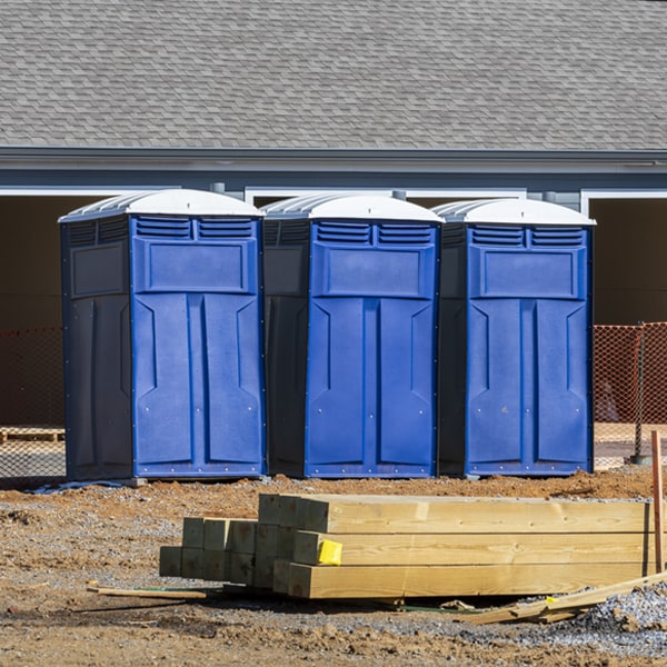 how often are the portable toilets cleaned and serviced during a rental period in Mason Neck VA